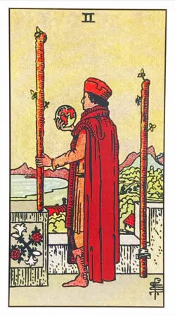 Two of Wands - Rider Waite Smith Tarot