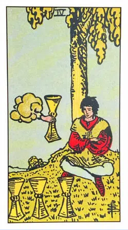 Four of Cups - Rider Waite Smith Tarot