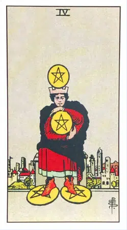 Four of Pentacles - Rider Waite Smith Tarot