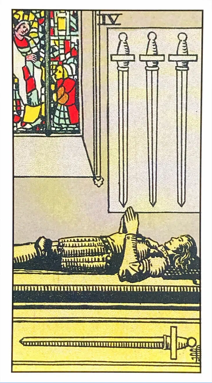 Four of Swords - Rider Waite Smith Tarot