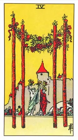 Four of Wands - Rider Waite Smith Tarot