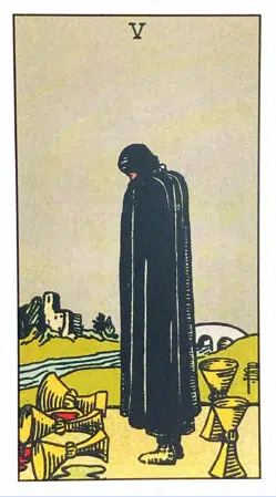 Five of Cups - Rider Waite Smith Tarot