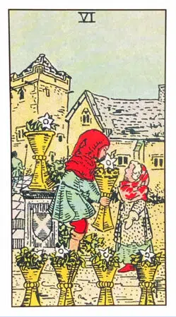 Six of Cups - Rider Waite Smith Tarot