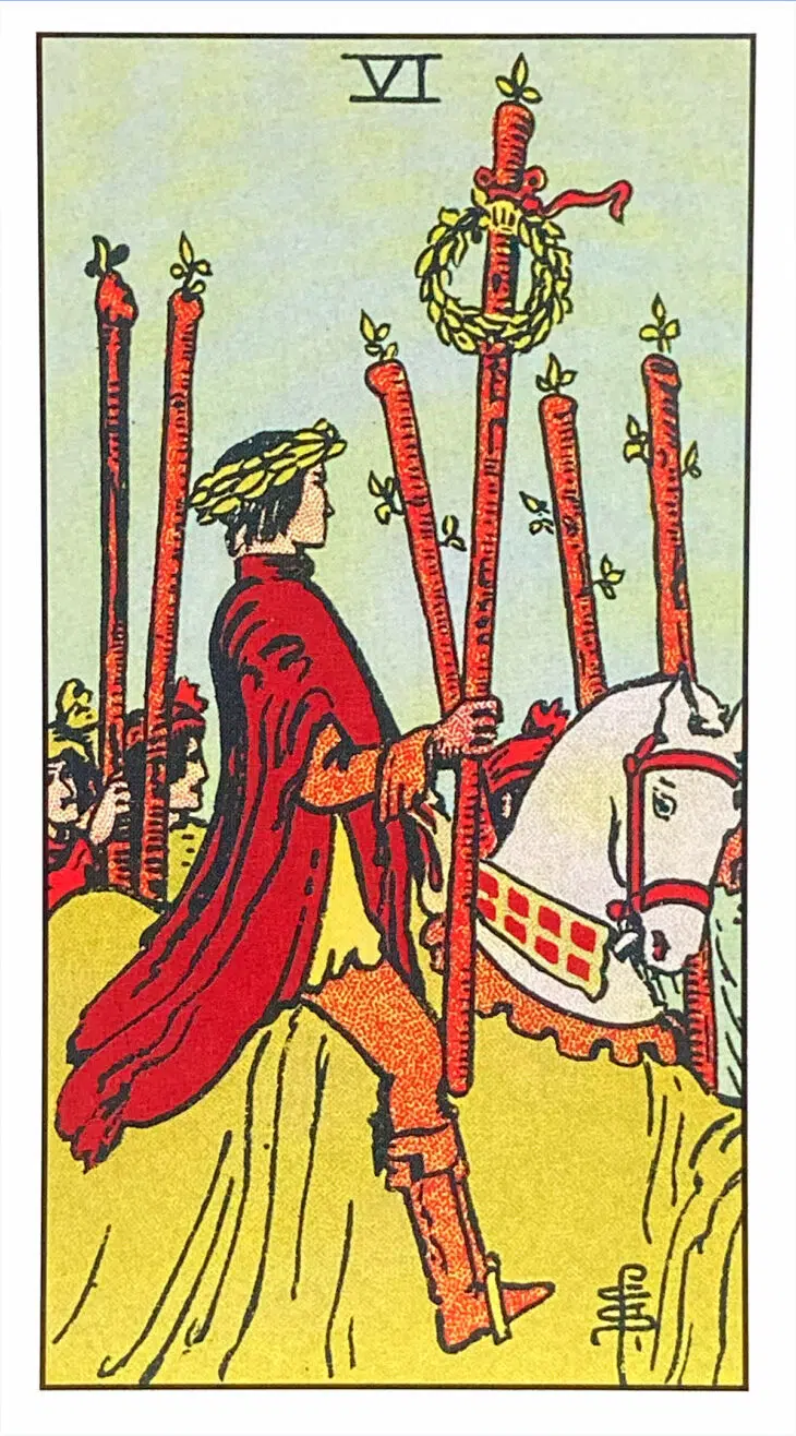 Six of Wands - Rider Waite Smith Tarot