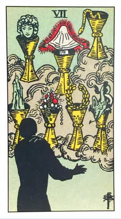 Seven of Cups - Rider Waite Smith Tarot