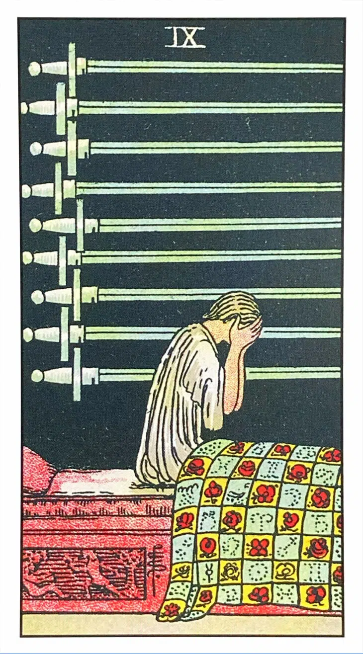 Nine of Swords - Rider Waite Smith Tarot