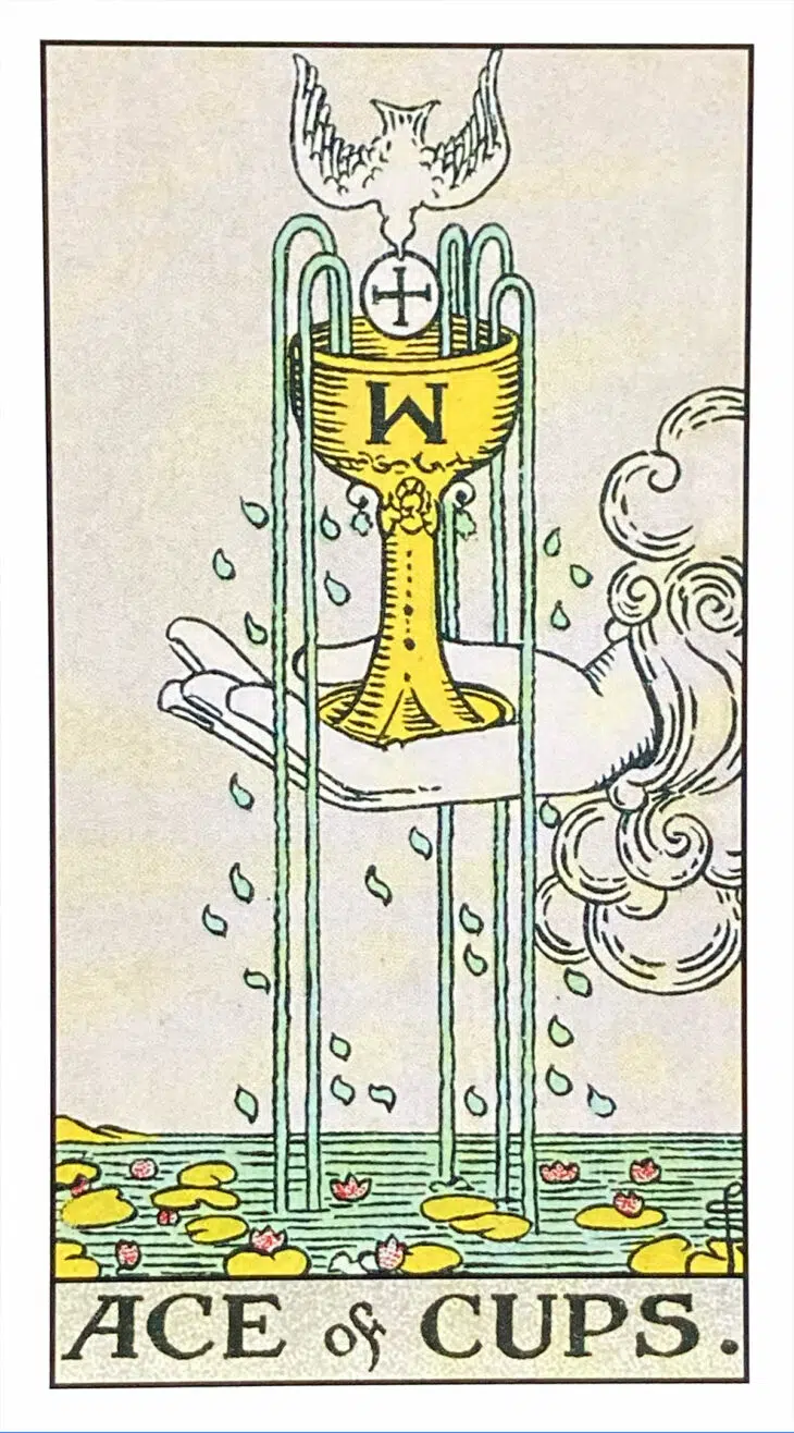 Ace of Cups - Rider Waite Smith Tarot