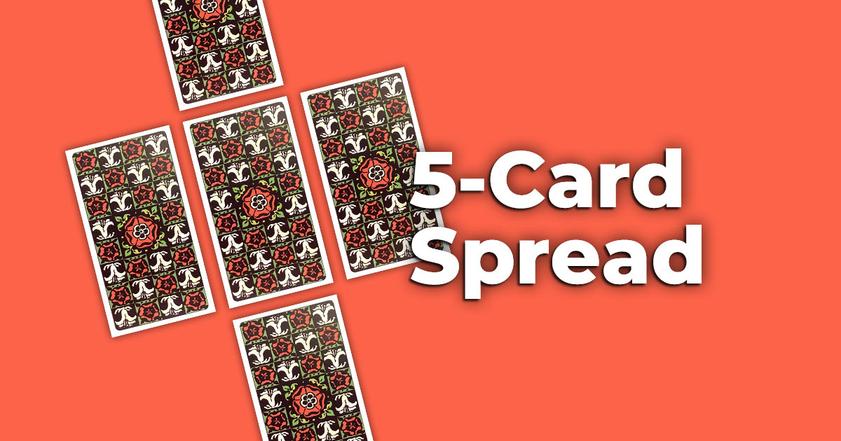 How to draw a 5-cards cross with Rider Tarot