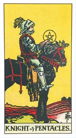 Knight of Pentacles - Rider Waite Smith Tarot
