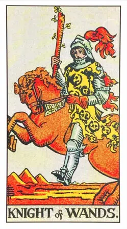 Knight of Wands - Rider Waite Smith Tarot