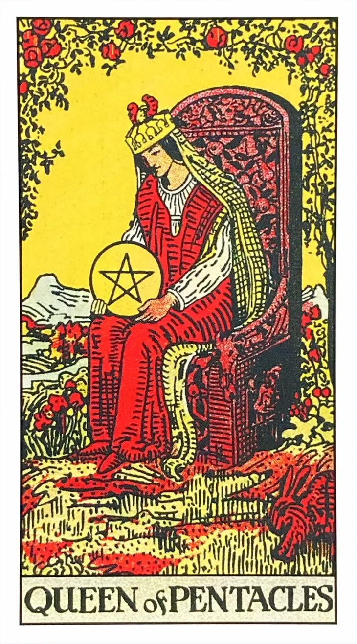 Queen of Pentacles - Rider Waite Smith Tarot