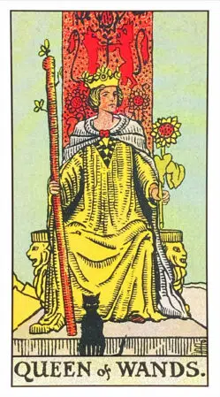 Queen of Wands - Rider Waite Smith Tarot